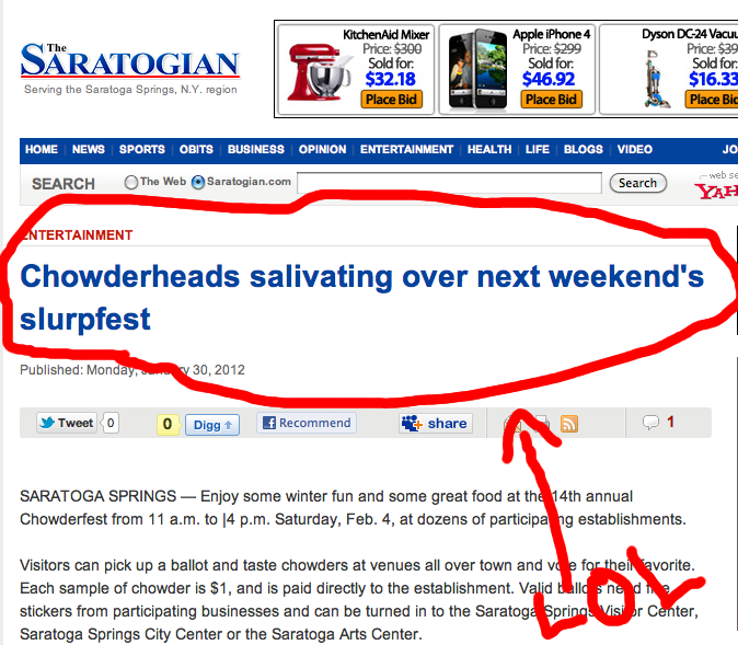 saratogianheadline
